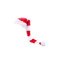 thumbnail image 1 of xiaxaixu Christmas Unisex Clown Cap, Stripe Pattern Elf Hat Costume Props, 1 of 3