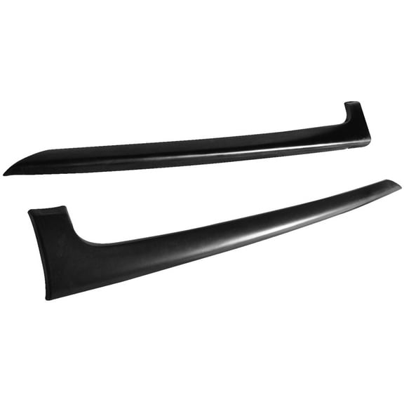 Ikon Motorsports Compatible with 06-08 BMW E90 3 Series Sedan 4 Door AC Style Side Skirt Rocker Panels (PU)