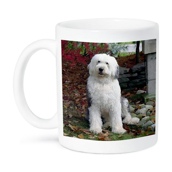 3dRose, Old English Sheepdog, 11oz Mug