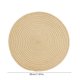 thumbnail image 3 of Cottons Rope Insulated Placemat For Plates Dishs Mat Table Mat Heat-Proof Mat For Home Use, 3 of 6