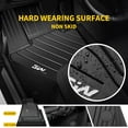 thumbnail image 3 of 3W Floor Mats for BMW X5 2019 2020 - Front Rear 2 Rows Mats All Weather Heavy Duty Custom Fit Floor Liner (Only for 5 Passenger Seat 2020 BMW X5), Black, 3 of 5