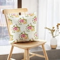 thumbnail image 5 of LALILO Throw Pillow Covers Floral With Peony Accent Art Artwork Cushion Cover 18" x 18", 2 Pack, 5 of 6
