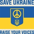 thumbnail image 3 of CafePress - Save Ukraine Raise Your Voices Light T Shirt - Men's Classic Graphic T-Shirt, 3 of 4