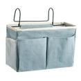 thumbnail image 4 of yuksok Bedside Bedside Organizer Bed Storage Organizer Storage Hanging Bag Holder Light Blue, 4 of 6