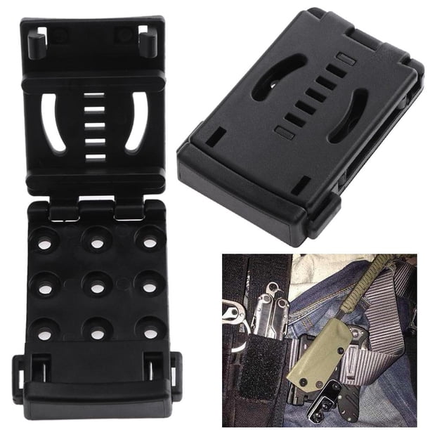 EDC Gear multifunción K vaina Kydex Scabbard Clip de cinturón abrazadera de cintura