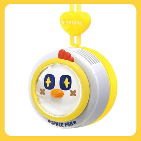 

Portable for Kids Hanging 3 Speeds Mini Rechargeable Wearable Hands Free Personal Mini Neck Cooling Fan for Kids Chicken