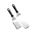 thumbnail image 1 of Juego de espátula profesional de acero inoxidable para tortitas o hamburguesas para parrilla o plancha, 1 of 8