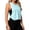 Blue, variant on Womens Sleeveless Workout Tops Open Side Crop Tank Top Gym Athletic Shirts Workout Sport Yoga Running Loose Crop Sleeveless Shirts Blue XL