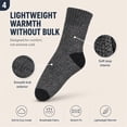 thumbnail image 4 of 5 Pairs Men's Wool Loop Socks, Winter Warm Thick Socks, Men's Outdoor Home Casual Socks fits all sizes 8-12, 4 of 9