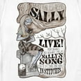 thumbnail image 2 of Women's The Nightmare Before Christmas Summer Fear Fest Sally Poster Graphic Tee White 2X Large, 2 of 4