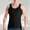 Black, variant on LADIGASU Men's Summer Solid Color Sleeveless Base Sports And Fitness Round-Neck Tank Top