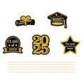thumbnail image 3 of Class of 2025 Cake Topper Glitter Floral Bouquet Toppers Vase Inserts & Background Sign Graduation Party Decorations Congrats Grad Happy Graduation Party Cake Supplies Decor, 3 of 8