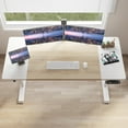 63 x 30 Inches Electric Standing Desk, Height Adjustable Stand Up Table