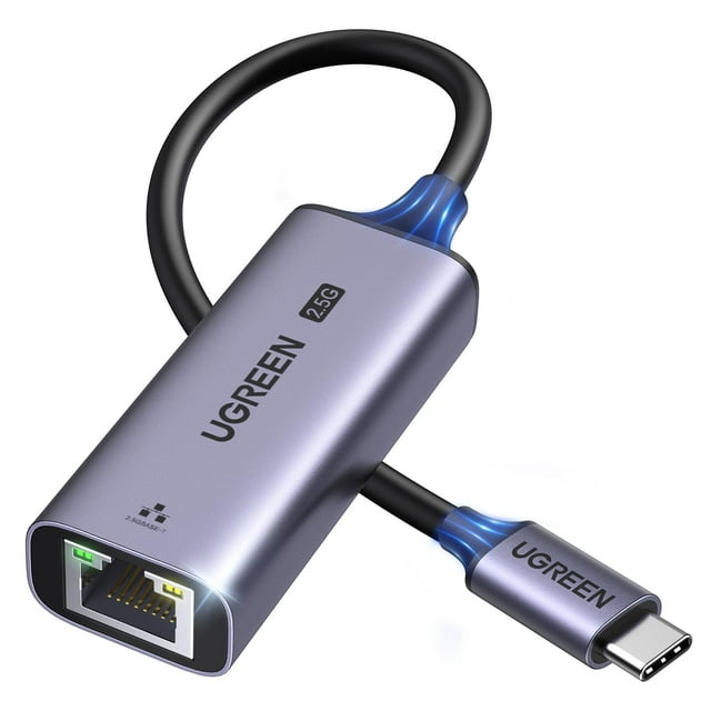 Adaptador Ethernet UGREEN USB C a Ethernet 2.5G para portátil