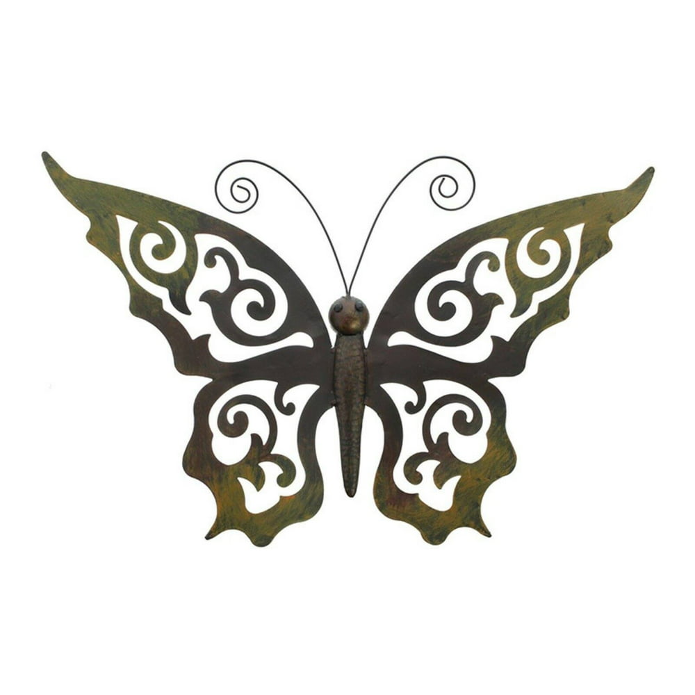 HGC Metal Black Butterfly Wall Decor