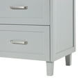 thumbnail image 7 of Ariel Monroe 60 Inch Double Sink Base Cabinet In Grey, 7 of 7