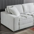 thumbnail image 3 of Roundhill Furniture Breton Contemporary 4-Piece Sofa, 3 of 9