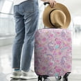 thumbnail image 2 of Pink Unicorns Flamingos Pattern Luggage Cover Fashion Suitcase Cover Baggage Covers Fit 25-28 Inch Luggage (Go Travel), 2 of 5