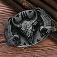 thumbnail image 5 of Racing Butterfly New Fashion Western Steer Charging Bull Vintage Men Rodeo Cowboy Belt Buckles, 5 of 8