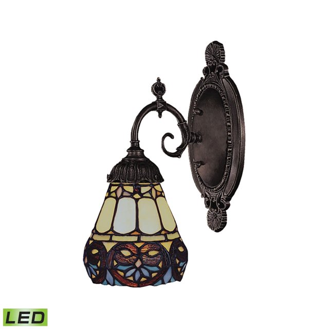 ElkGroup International 071-TB-21-LED Mix-N-Match 1-Light Sconce In Tiffany Bronze - LED