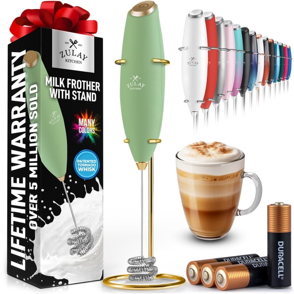 Batidor Milk Frother Zulay Kitchen Tornado con pilas