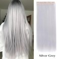 thumbnail image 3 of SEGO Clip in Hair Extensions as Human Real Straight Long Silky Hairpieces for Woman Black Blonde Pink Purple, 3 of 7