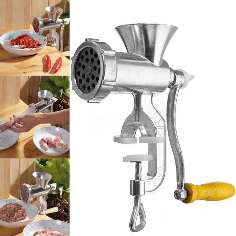 Kitchen Meat Grinder Stainless Steel Handheld Sausage Noodle Dish Crank  Household Kitchen Hand Crank Meat Mincer Kitchen Tool