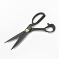 thumbnail image 4 of 1pc German Steel Tailor Scissors Sewing scissors Black Gunmetal 235x80x10mm, 4 of 5