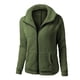 thumbnail image 1 of Abrigo y chaquetas casuales con capucha de manga larga para mujer Suéter de polo de color liso Abrigo/chaqueta casual con capucha de manga larga para mujer, 1 of 2
