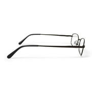 Walmart Mens FM4035C Rectangular Prescription Eyeglasses with Case, Gray