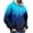 Blue, variant on VBTAPA Men's Fashion Hoodies & Sweatshirt Gradient Color Hooded Sweayshirt Oversized Drawstring Pullover Hoodie Loose Casual Sweatshirts with Kangaroo Pocket Back to College Sale Gray XL