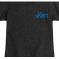 thumbnail image 3 of Barbie - Ken Emotion Grid - Girls Fitted Short Sleeve Graphic T-Shirt, 3 of 5