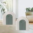 thumbnail image 3 of Juego de 2 posavasos grandes de 6 pulgadas, posavasos de mesa, posavasos de monje, hogar y vida Verde, 3 of 7