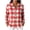 Red, variant on Checkered Shirt for Women Collared Long Sleeve Gingham Plaid Shirts Loose Fit Button Front Casual Everyday Blouse