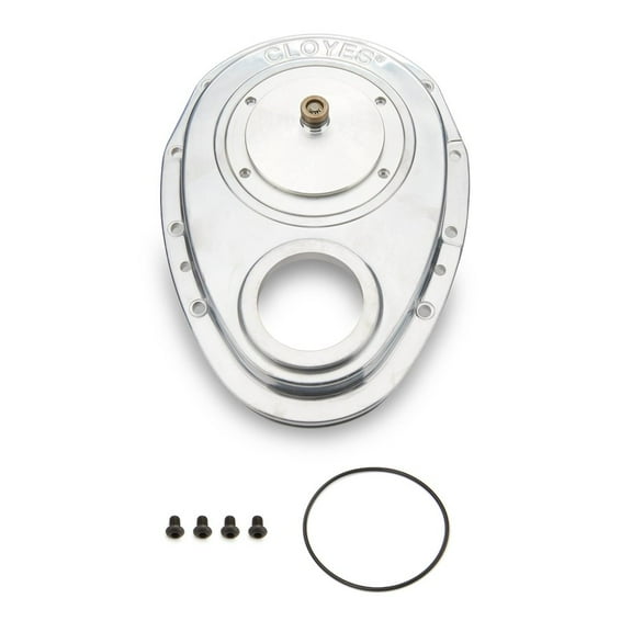 Cloyes Aluminum Timing Cover - SBC Rocket Block