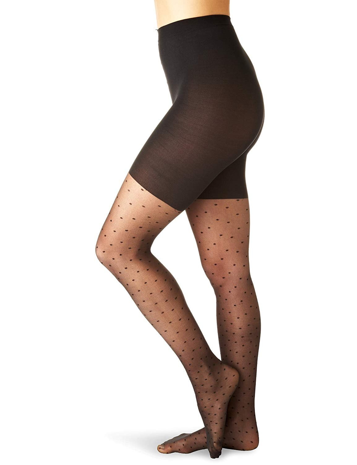 ASSETS Red Hot Label by SPANX : Floral Textured Shaping Tights (1) 