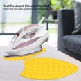thumbnail image 3 of Tapis de Repos en Silicone, Tapis Résistant à la Chaleur Multifonctionnel Planche à Repasser Portable pour Maison Voyage (Jaune), 3 of 5
