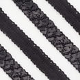 thumbnail image 4 of 14 Yard Sequin Roll Metallic No Stretch Sequin Trim 2-Row Fabric Paillette Ribbon Trim Black Lace Trim for Dress Embellish and Headband Sewing - Black, 4 of 9