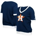 thumbnail image 3 of Women's-New Era  Navy Houston Astros Game Day Rhinestone V-Neck T-Shirt, 3 of 6