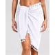 thumbnail image 3 of Mujer Playa Vestido Ropa Pareo Cover Up Encaje Media Falda, 3 of 8