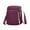 Purple, variant on Moocorvic Cross Body Bag Women Nylon, Ladies Purse Mini 3 Layer Zipper Shoulder Wallet Bag,