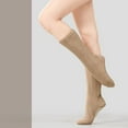 thumbnail image 2 of Miluxas Warm up Ballet Boots Girls Dance Shoes Solid Color Casual Soft Sole Warm Velvet Dance Shoes Khaki 11-11.5(28), 2 of 8