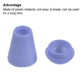 thumbnail image 4 of Unique Bargains Dark Purple Bell End Stopper Cord Rope Lock for Drawstring Bag (20 Pack), 4 of 5