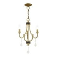 thumbnail image 4 of Livex Lighting - Glendale - 3 Light Mini Chandelier in New Traditional Style -, 4 of 10
