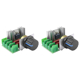 thumbnail image 2 of Regulador de voltaje AC 220V 2000W SCR 25A Termostato Atenuador pequeño (sin interruptor), 2 of 2
