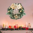 thumbnail image 3 of Faux Christmas Wreath Outside Front Door Wreath for Party Fireplace Festival Deer, 3 of 6