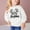White, variant on Nrmvnmi Toddler Boys Girls Christmas Sweatshirt Cute Graphic Print Pullover Tops Crew Neck Long Sleeve Holiday Fleece Lightweight Tops With Side Seam Loose Fit Trendy Sweatshirt