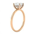 thumbnail image 4 of Cora Jewellery 2.5CT Round Moissanite Hidden Halo Engagement Ring For Women, 18K Rose Gold, 4 of 5