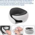thumbnail image 4 of Almohada de viaje, almohada de viaje para aviones Wander Plus, almohada para el cuello con memoria suave, 4 of 5