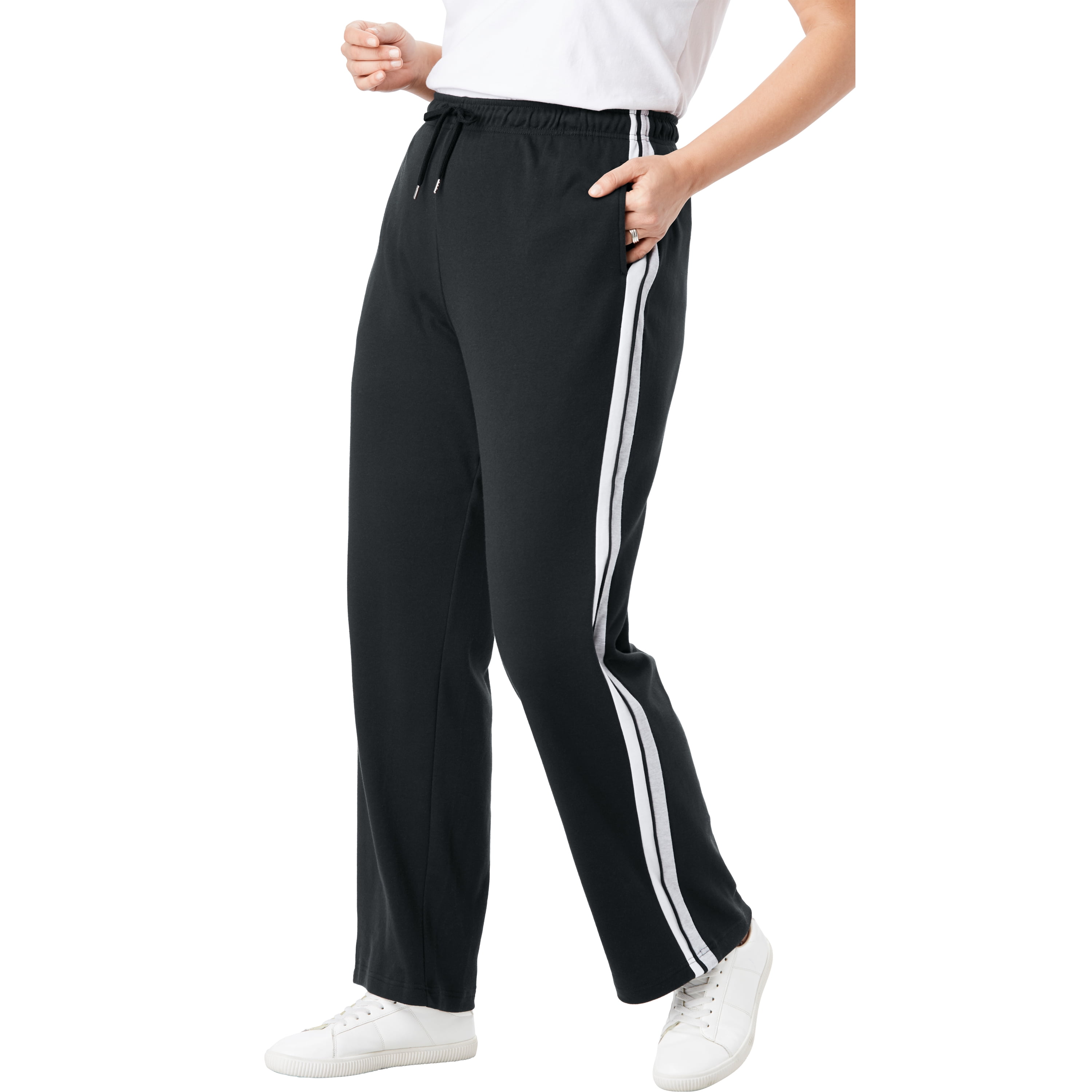 side stripe womens pants